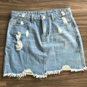 Mini Denim Skirt